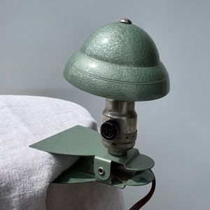 Vintage Moviette Inc. Mushroom Shade Petite Clip Lamp